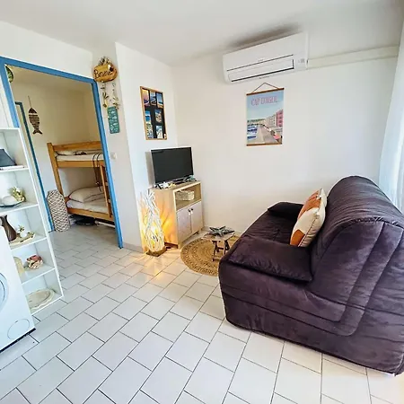 Appt Moderne Avec Piscine, 4 Couchages, Cap D'agde - Fr-1-249-435
